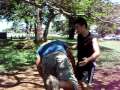 2010-05-21 | Joint locks and throws practice ~> Bayside Black Eagle Arnis Escrima ... PB210549 ... ()