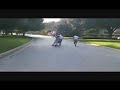 Kyle in a rolling chair