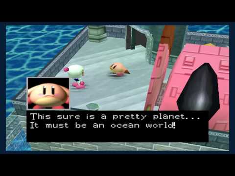 Let's Co-op Play Bomberman 64 The Second Attack Part 6 - Pommy's an Animal!