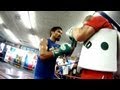 Manny Pacquiao training for Marquez