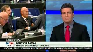 Deutsch Tamás a HírTV-ben