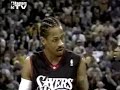 Allen Iverson 30pts vs Toronto Raptors 2001 NBA Playoff Game 4