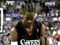 Allen Iverson 30pts vs Toronto Raptors 2001 NBA Playoff Game 4