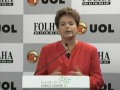 Dilma no debate do UOL - Carreira Política