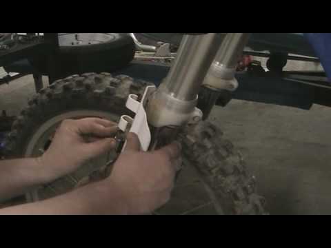 how to bleed yz250f front brakes