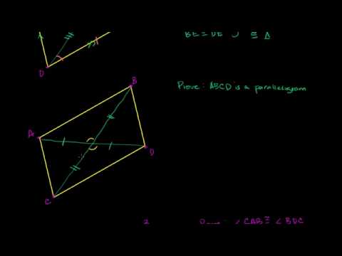 how to prove diagonals bisect each other