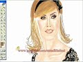 كيف ترسم نوال الزغبي بالماوس؟