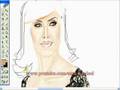كيف ترسم نوال الزغبي بالماوس؟