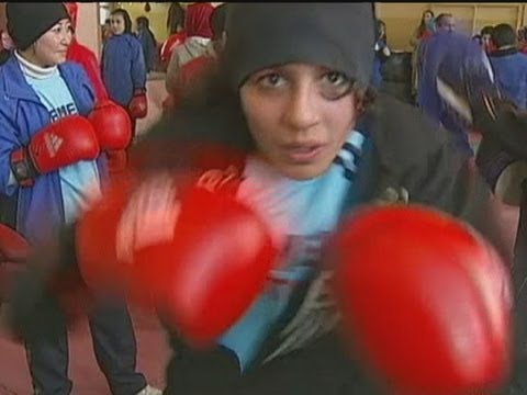 woman boxer