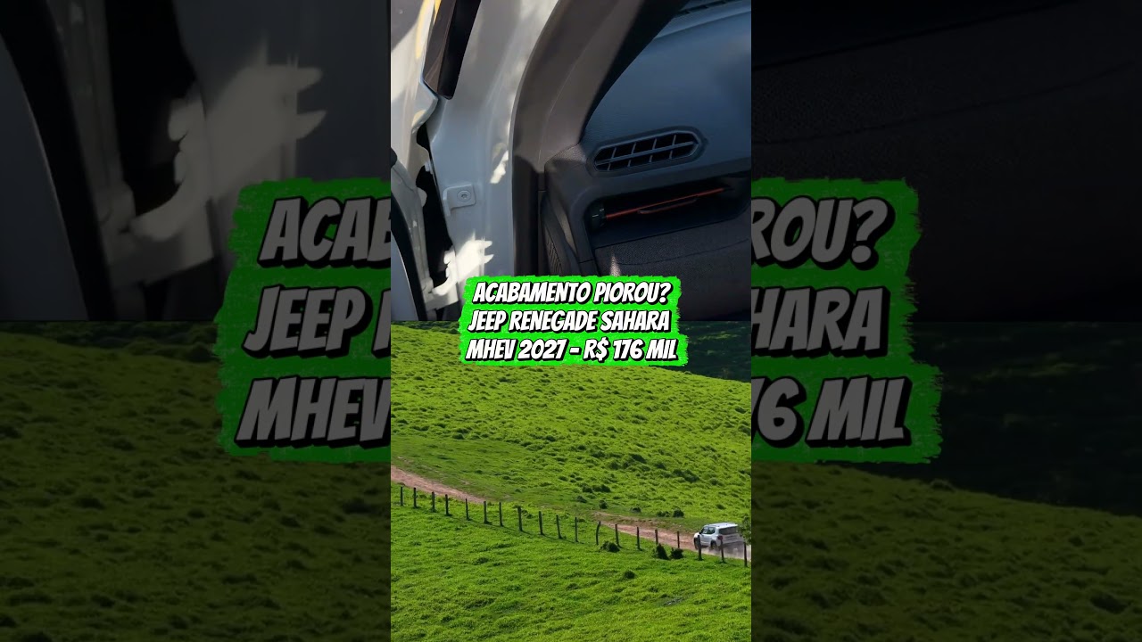 A JEEP PIOROU O ACABAMENTO DO RENEGADE? ❌👀