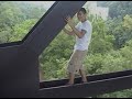 Hang off a bridge
