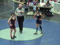 2007 Cali girls 122 lb wrestling Haylee Childs round of 16