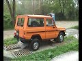 Mercedes G Gelandewagen on the Unimog Diff Locker track