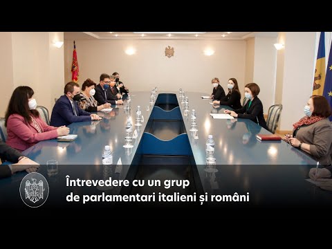 The Head of State had a meeting with a group of Italian and Romanian parliamentarians
