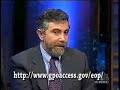 clip of tim russert   paul krugman vs oreilly