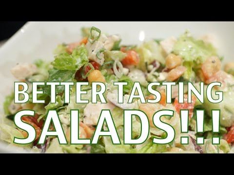 Making Salads Taste Better (How to be Healthy)- BenjiManTV