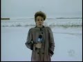 Snow Plowing TV Reporter