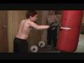 last 4 minutes of a 5 minute punching bag round
