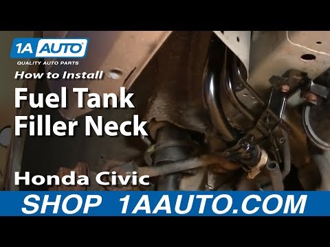 How To Install Replace Fuel Tank Filler Neck Honda Civic 01-05 1AAuto.com