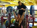 Overhead press 220 lbs x 10 Overhead press 220 lbs x 10