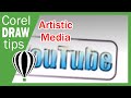 Artistic Media in CorelDraw X3
