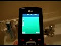 LG KG800 Green camera...
