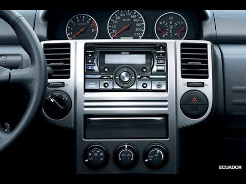 how to remove cd player from nissan x-trail