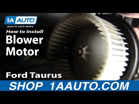 How To Install Replace Noisy Heater AC Blower Motor Ford Taurus Mercury Sable 96-07 1AAuto.com