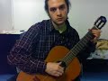 Zelda II Palace Theme on a guitar