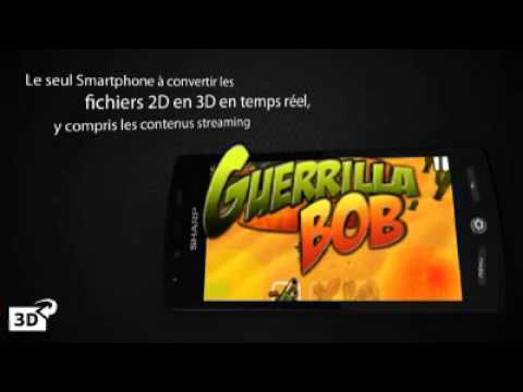 0 Sharp Aquos Phone   Orange se lance dans la vidéo 3D sur mobile Android France