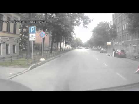 Я свидетель ДТП, Санкт-Петербург 23.08.2014 (Запись видеорегистратора)