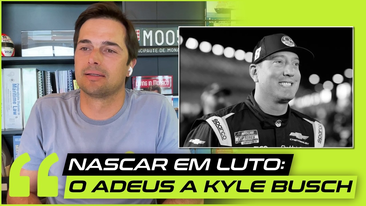 O ADEUS A UMA LENDA! Homenagens a Kyle Busch e o impacto no automobilismo #KyleBusch #Cortes