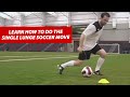 How To Do The Single Lunge Soccer Football Move