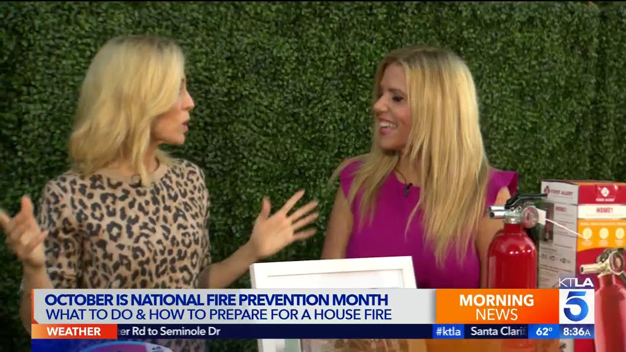 KTLA Los Angeles: October is Fire Prevention Month