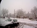 First snow, Vancouver winter 2006