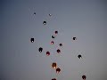 Colored Sky Lanterns