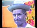 ricordando gli antichi mestieri durante una festa dell'emigrante a casignana nel 1988