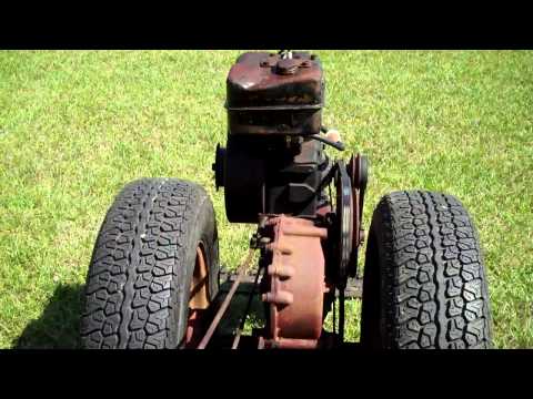 david bradley tractor - 1955 David Bradley walk behind tractor build for Sears. With sickle mower. this is a first run test with trailer tires. Plan is to get mechanical items done ...