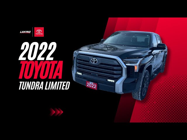 2022 Toyota Tundra Limited Crewmax 4x4 in Cars & Trucks in Sudbury