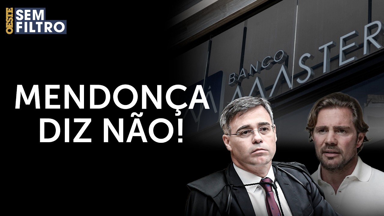CASO MASTER: Mendonça vê risco de interferência e nega prisão domiciliar a Vorcaro