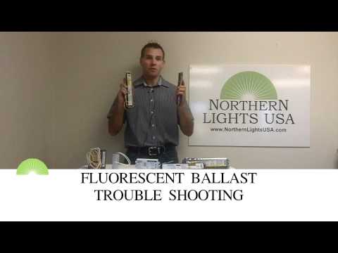 how to troubleshoot fluorescent light ballast