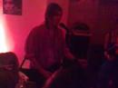 Moto boy plays Blue motorbike at his release gig at Jeriko