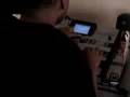 Ski Beatz in the studio on the roland mv8800