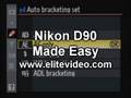Nikon D90 Bracketing