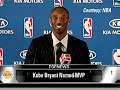 Kobe Bryant wins his 2008 nba mvp award Kobe Bryant wins his 2008 nba mvp award