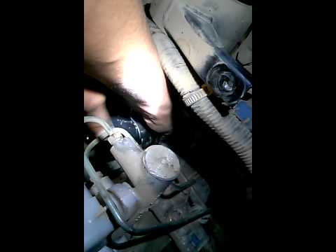 Changing gas filter on a Hyundai