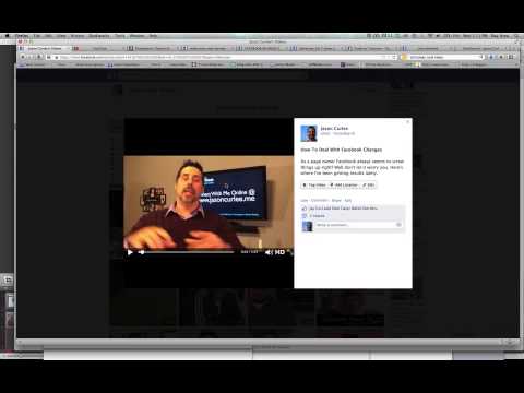 how to change about me on facebook