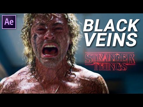 BLACK VEINS Effect From STRANGER THINGS (After Effects Tutorial)