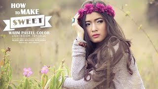 Lightroom Tutorial: Blend And Retouch Sweet Warm Color Effect