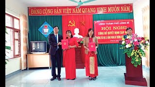 Công bố quyết định sáp nhập Trường Tiểu học Lê Văn Tám và Lê Hồng Phong
